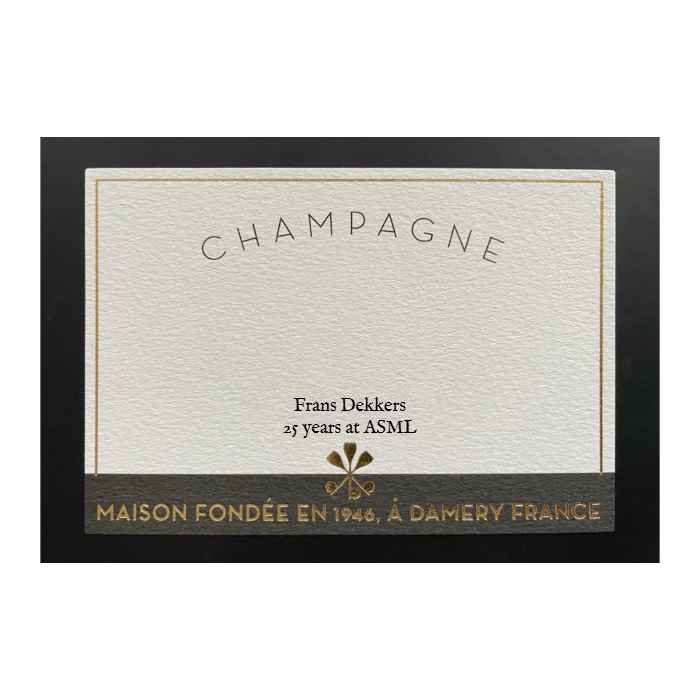 1 fles Custom Champagne Brut - 0,75L